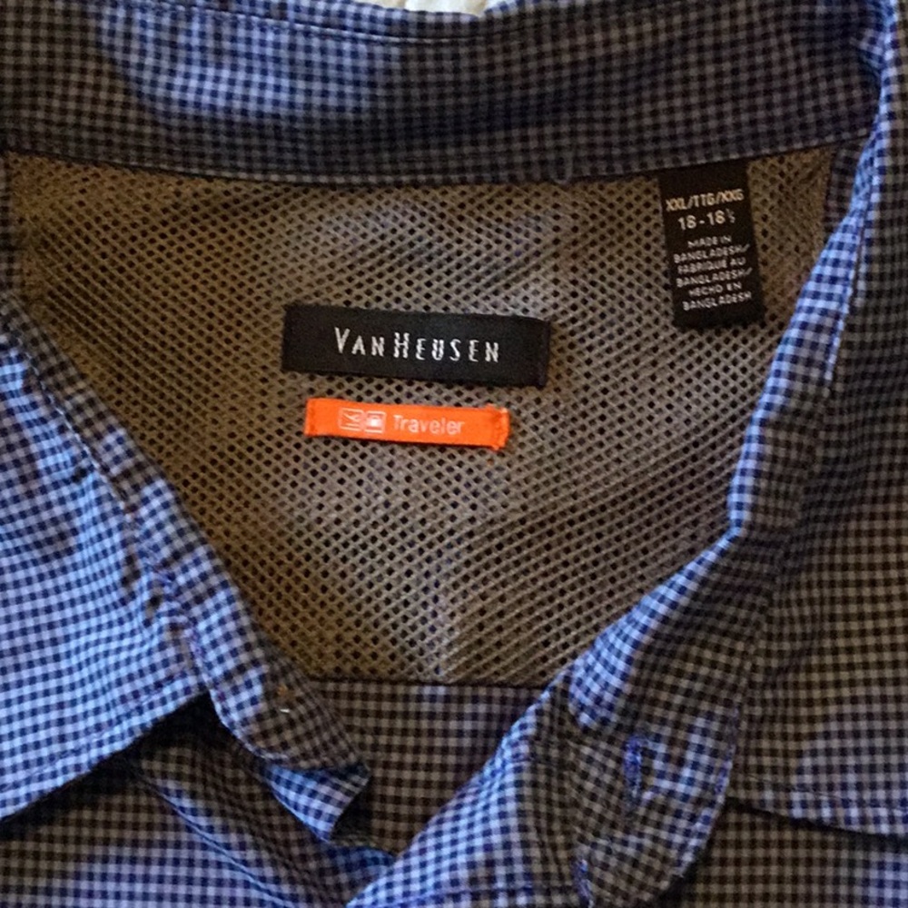 Mens Van Heusen 18-18 1/2, XXL shirt - Picture 2 of 5